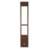 Dog Door for Sliding Glass Door, 75 7/8 to 80 11/16 in Adjustable Height, Aluminum Alloy Frame with Rotating Hinges, Lock Design