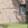 Dog Cage Silver 78.74 x 78.74 x 78.74 in Galvanised Steel