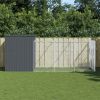Dog House Anthracite Galvanized Steel Tough Dog House