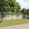 Dog Cage Grey Galvanized steel Extra Large Doors Dog Cage