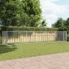 Dog Cage Grey Galvanized steel 8x2x1.5 meters Durable Dog Cage