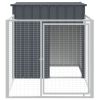 Dog House Anthracite Galvanized Steel 43.3 in x 79.1 in x 43.3 in