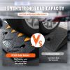 Rubber Curb Ramp 4.25" Rise Height Sidewalk Curb Ramp, 11.8" Width 19.7" Length Driveway Ramp for Curb, 15T Heavy Duty Rubber Ramp for Forklifts