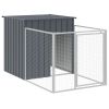 Dog House Anthracite Galvanized Steel 43.3 in x 79.1 in x 43.3 in