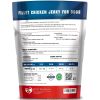 Chicken Jerky Dog Treats 1.5 Lb Human Grade Pet Snacks Grain Free Organic Meat All Natural High Protein Dried Strips Best Chews for Training Small & L